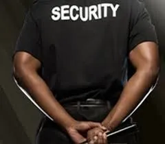 Security Personnel standing guard